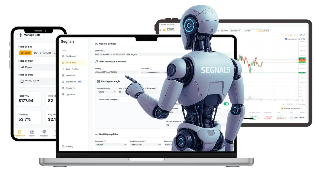 Segnals Dashboard Preview